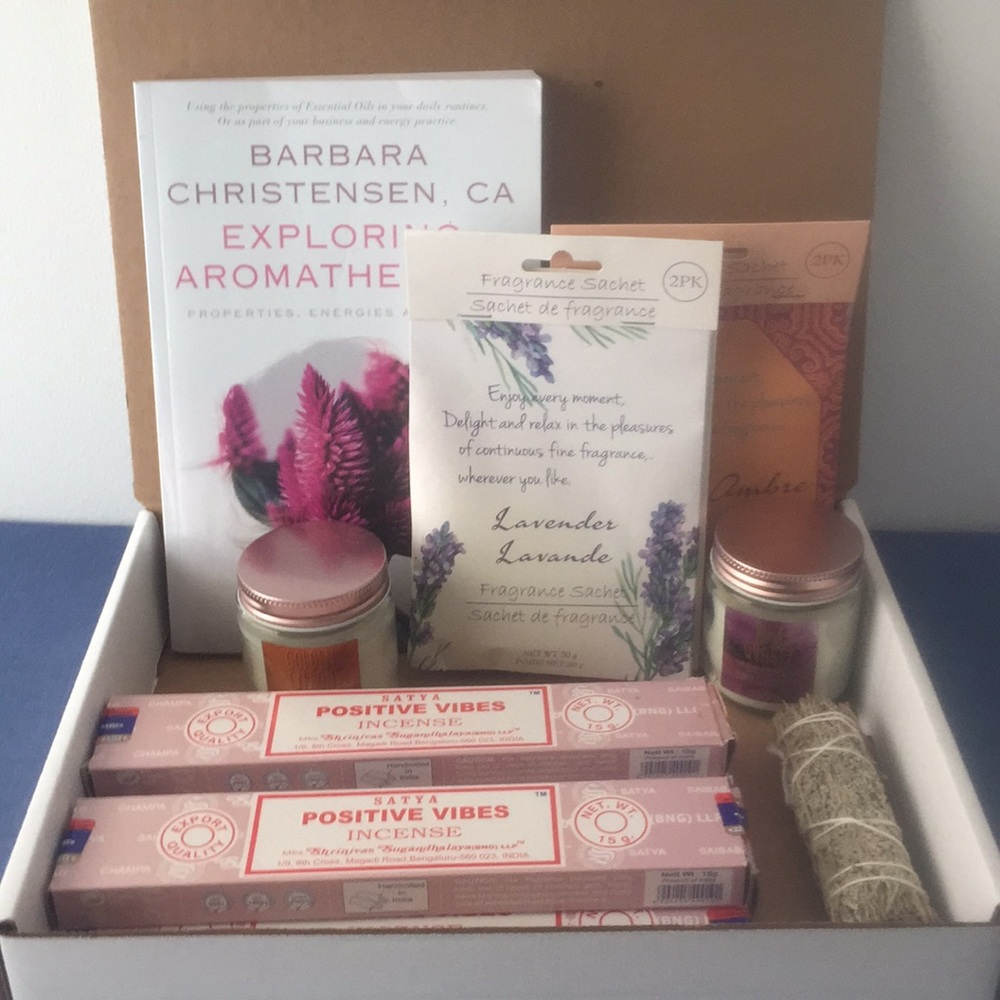 Aromatherapy Kit LAVENDER, Chamomile, INCENSE